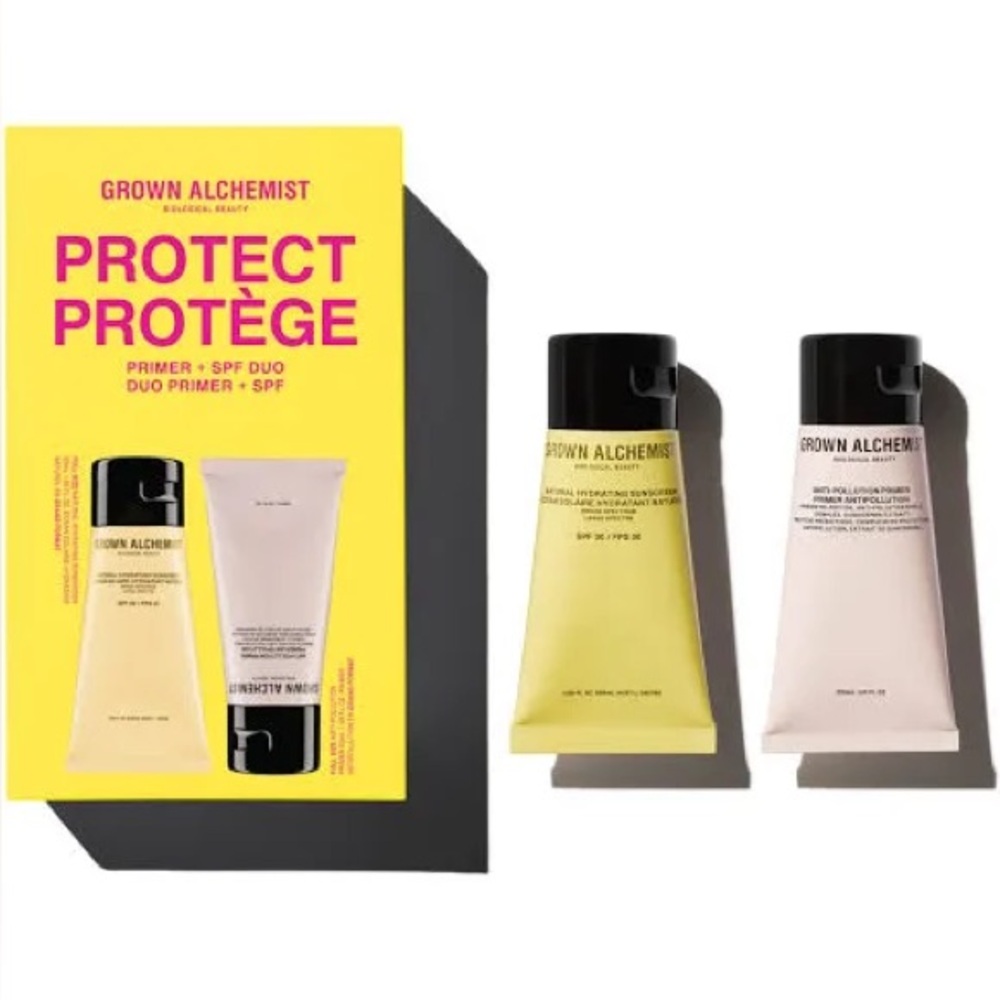 Grown Alchemist Protect Protège Primer + SPF Duo - Full Size Set (MSRP $71)